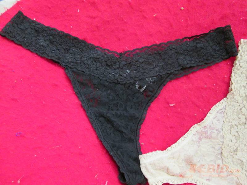 Qty 2 pairs of lace underwear one b...