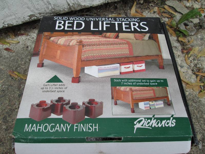 Set of bed lifters, new in the box...