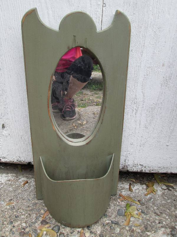 Mirrored wall hanger with holder, 2...