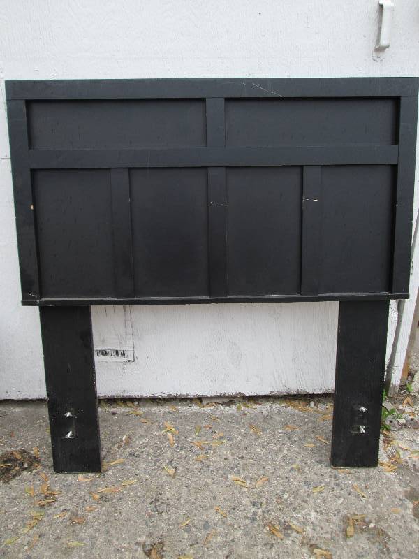 Wood headboard, Twin size...