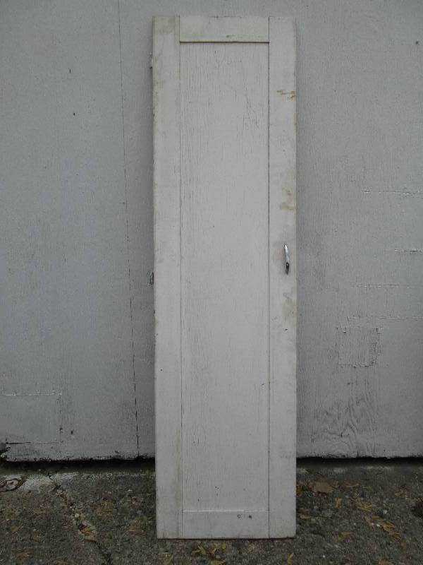 Vintage wood door panel with handle...
