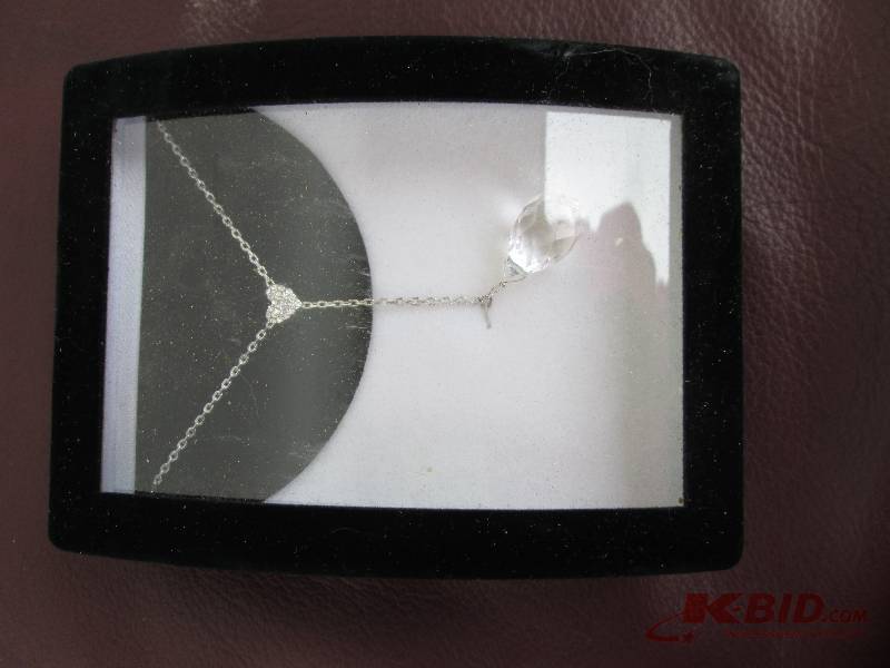 New necklace, clear...