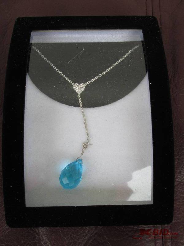 New Necklace, aqua...
