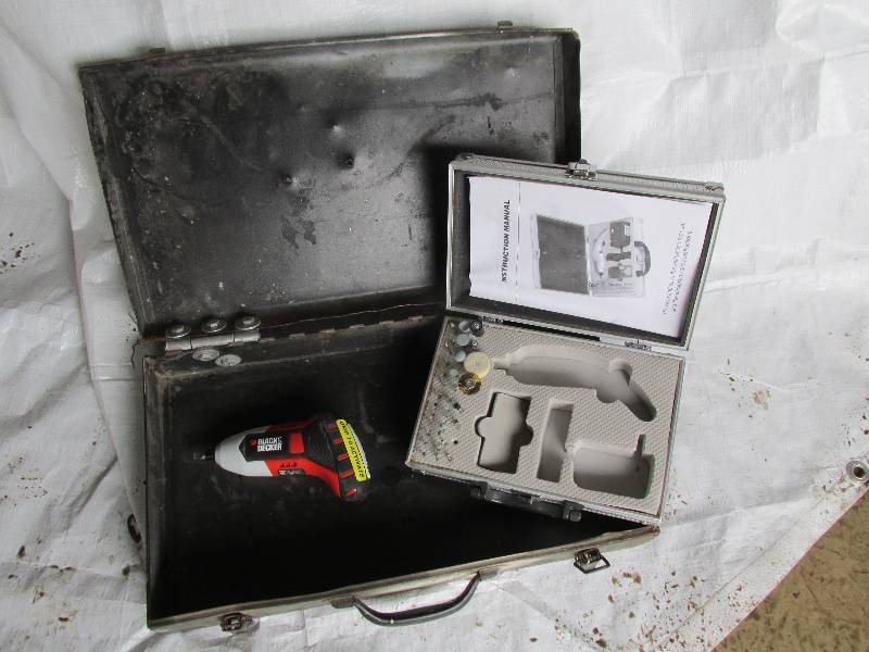 Dewalt metal storage case, hand dri...
