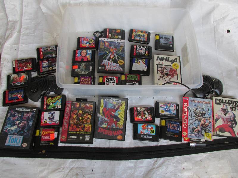 Sega Genesis games and controllers ...