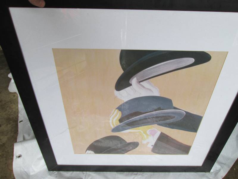 Wall art, framed 34 x 34 ...