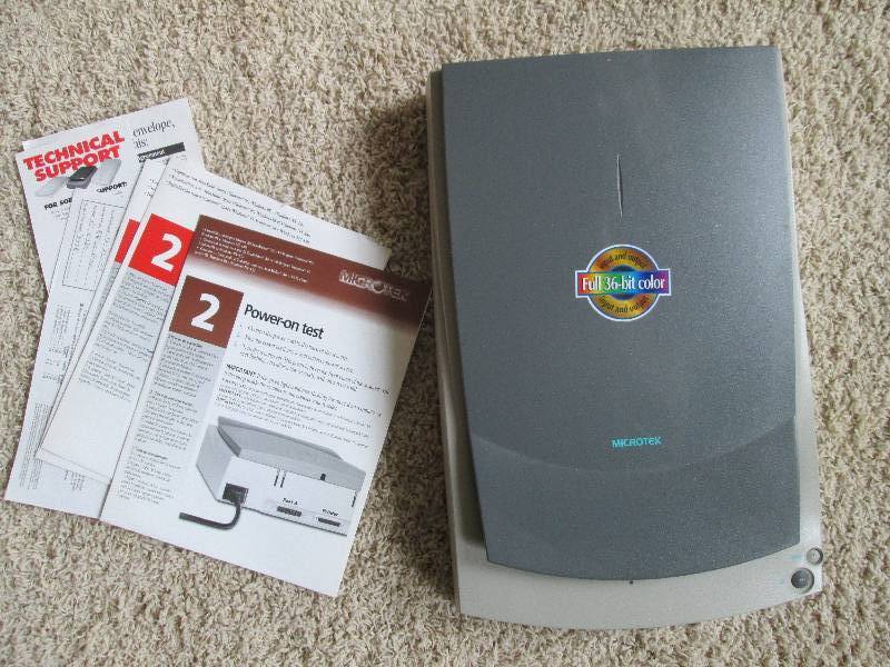Full 36 bit color scanner...