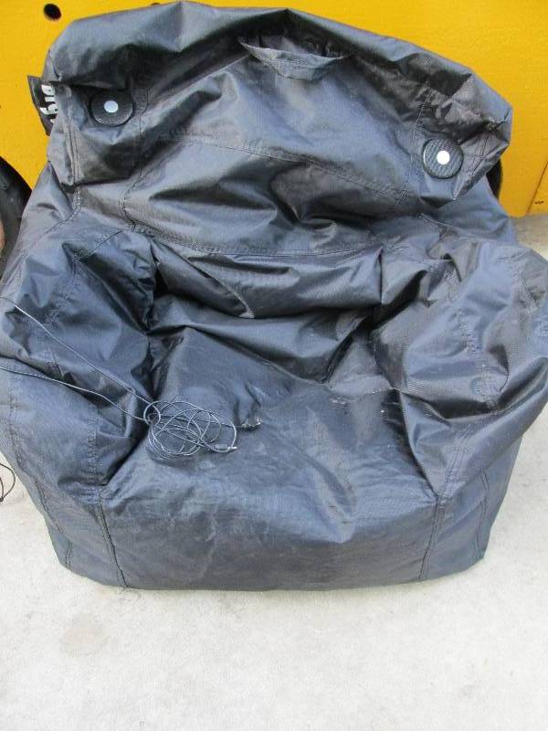 Big Joe beanbag recliner with wirin...