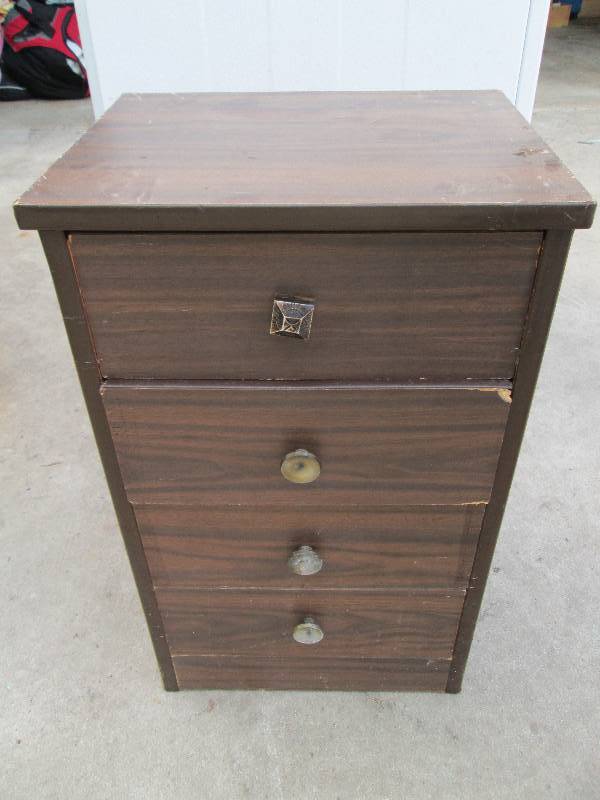 Stand with drawers, 16 x 13 and 26...