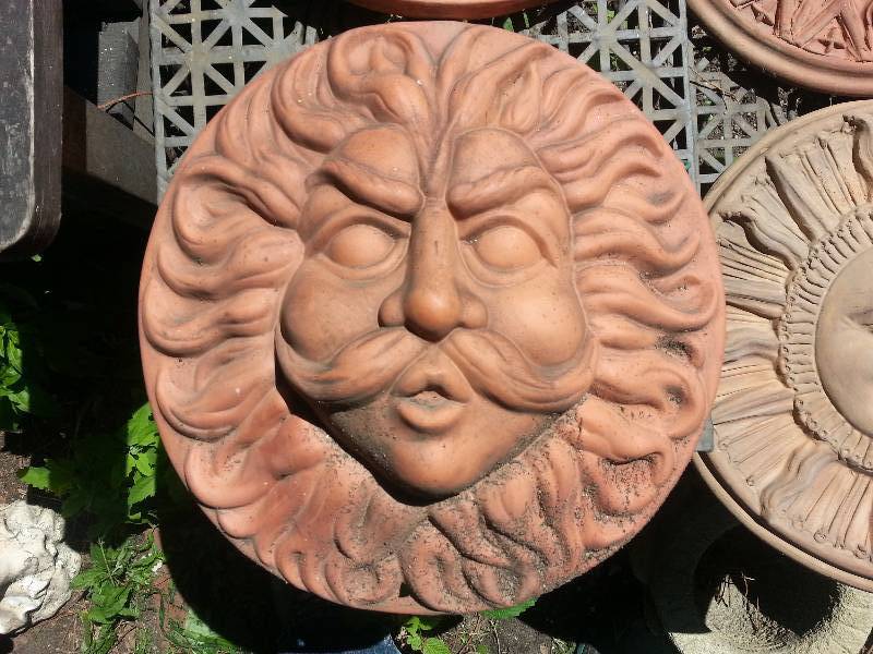 lot 111 image: Sun & Moon Terra Cotta Dcor (4)