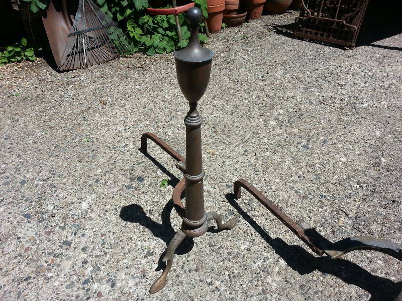 lot 131 image: Vintage Fireplace Parts