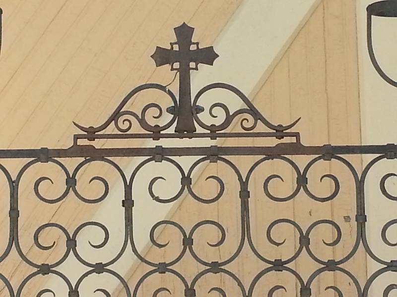 lot 134 image: Stunning Antique Wrought Iron Church Gate