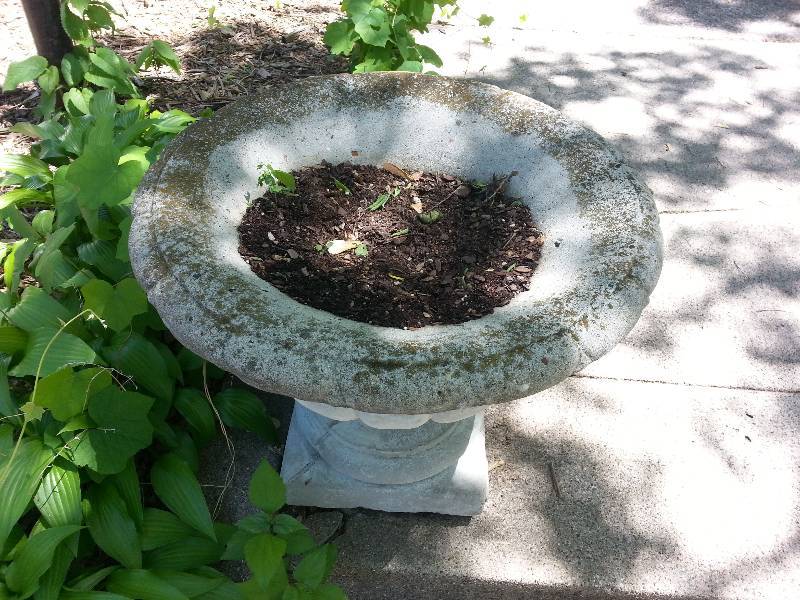 lot 146 image: Antique Concrete Urn Planter
