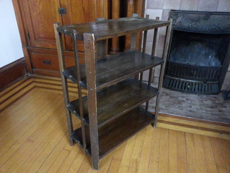 lot 29 image: Vintage  Antique Wooden Shelf