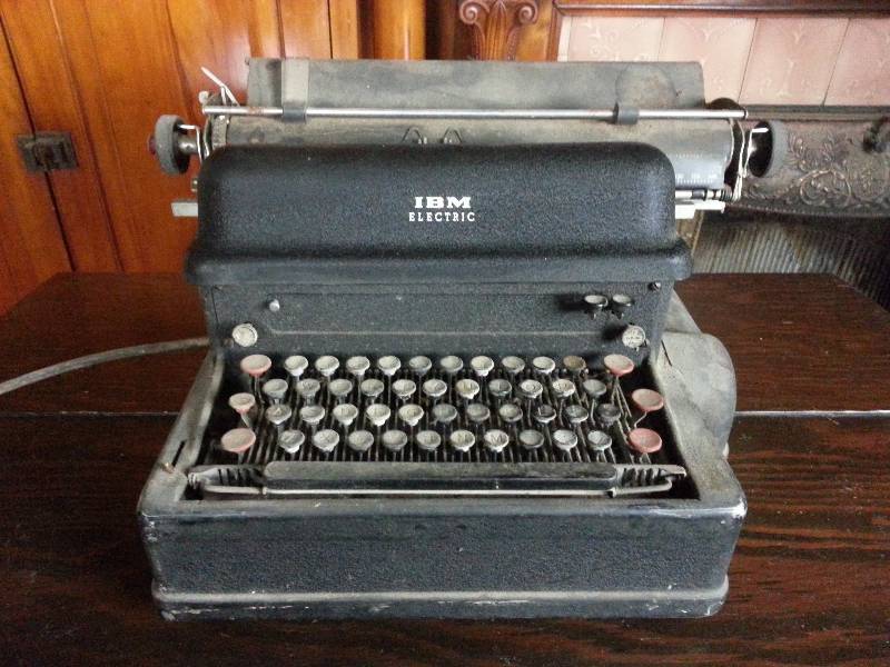 lot 56 image: Model A IBM Electric Typewritter