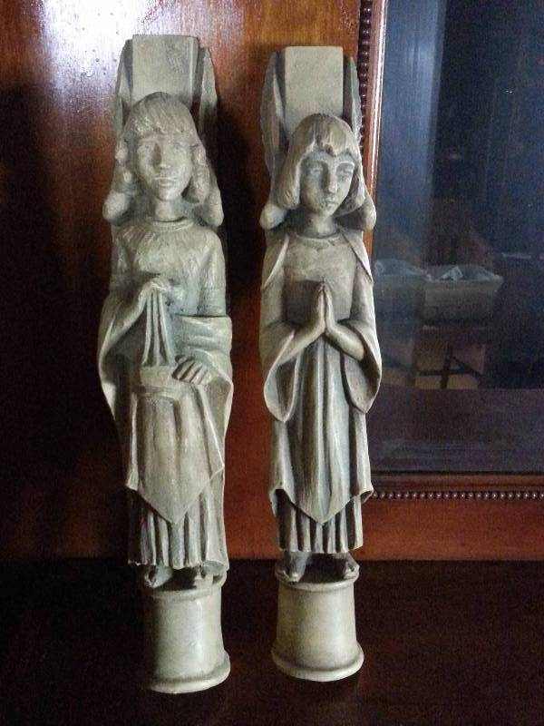 lot 66 image: Pair of Angel Sculptures