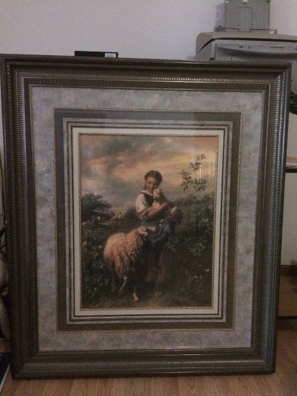 lot 21 image: Large, Very Impressive Framed Art