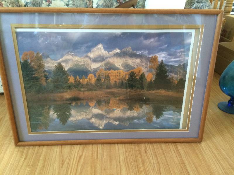 lot 28 image: Mountain Scene Picture