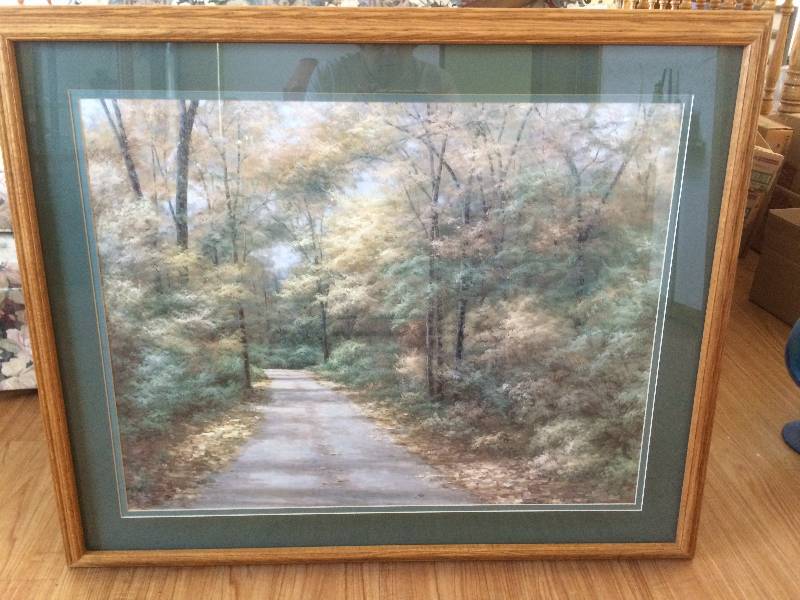 lot 29 image: Oak Framed Print, Gorgeous Soft Coloring