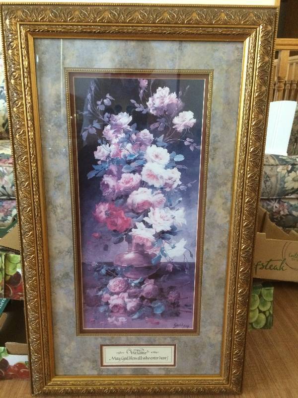 lot 30 image: Elegant Art Work With A Beautiful Message