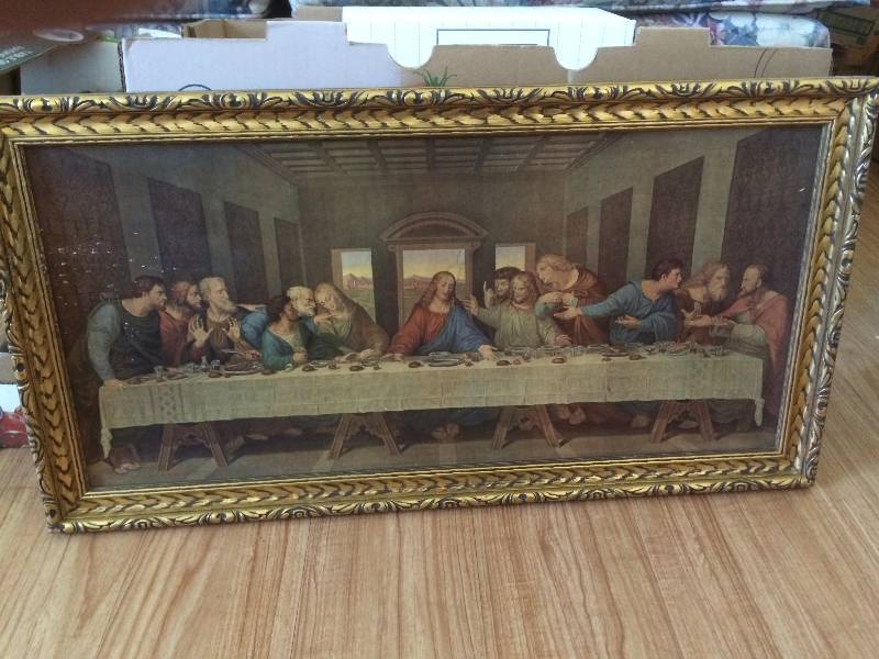 lot 33 image: The Last Supper Painting