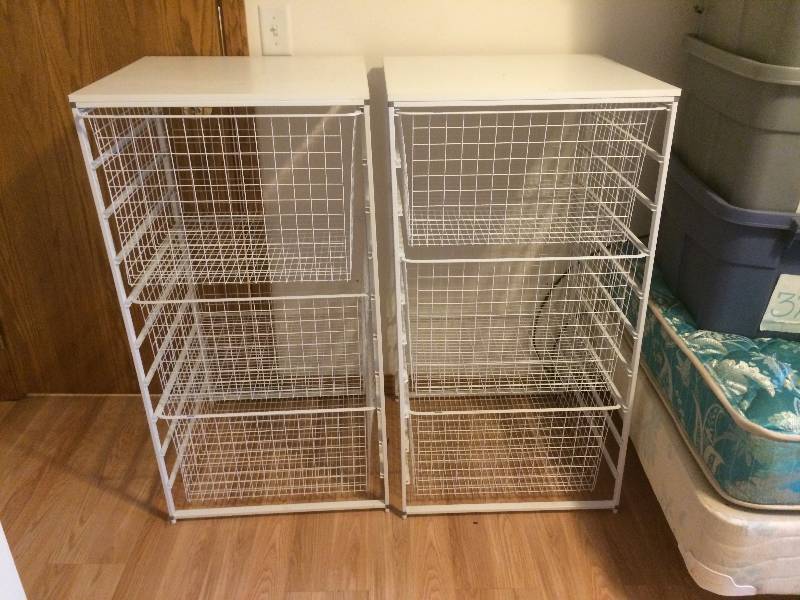 lot 72 image: Pair of large Storage Drawers