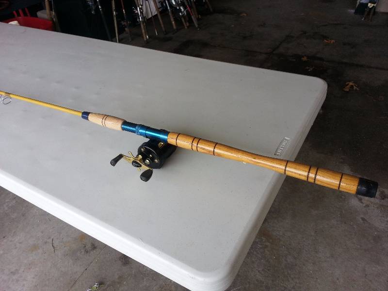lot 109 image: Vintage South Bend Oreno Classic OC-3505W Reel & Rod