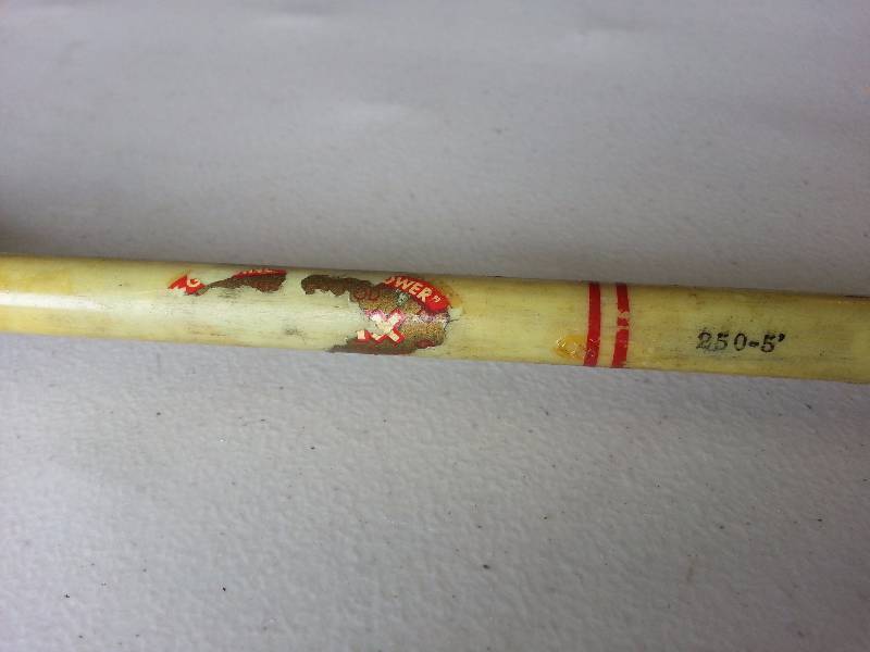 lot 111 image: Vintage St. Croix 250 5 Rod w Vintage Pflueger Rocket No. 1355
