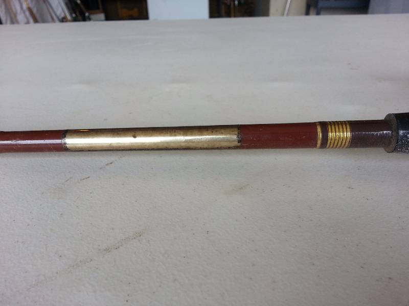 lot 113 image: Rare Ted Williams 540 Reel w Vintage Rod (St. Croix)