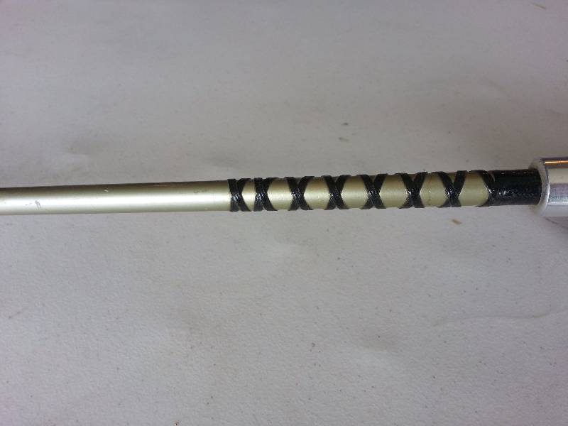 lot 118 image: Vintage Custom Rod w Vintage Olympic 1000 Spinning Reel