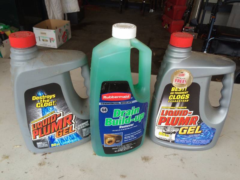 lot 184 image: Liquid Plumr and Drain Cleaners