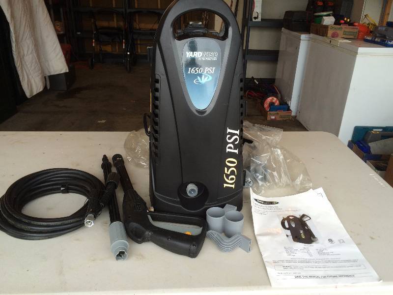 lot 189 image: New Yard Wise 1650 PSI Pressure Washer
