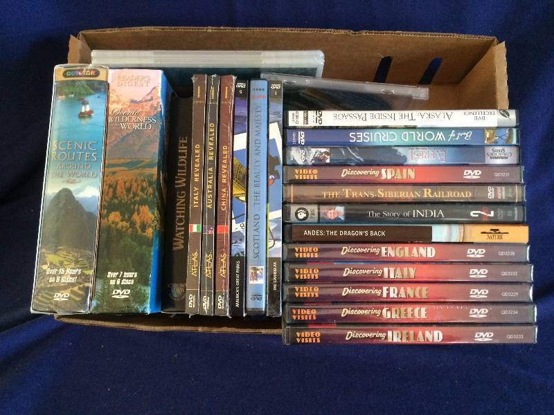 lot 233 image: DVDs about Countrys and World Travel