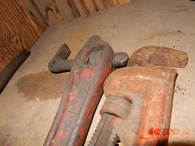 2 Pipe Wrenches as pictured