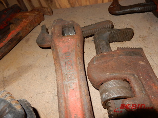 2 Pipe Wrenches as pictured