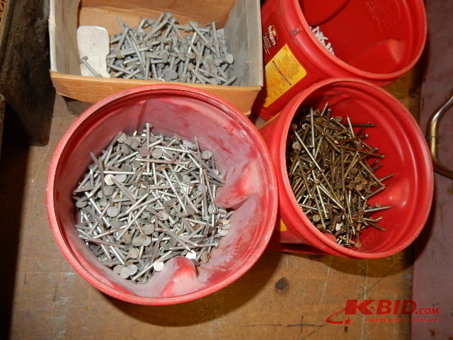 Large lot of Nails and fasteners.. L