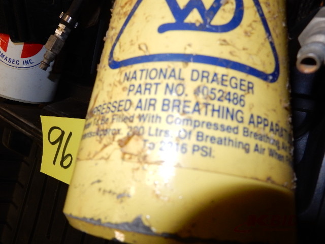 2 Compresssed Air Breating Apparatus.. 220 liters, 2216 psi per tank
