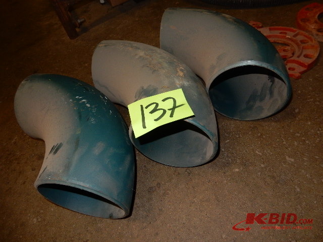 3, 6in Weldable elbows, 2 , pair 4 in Flange Adapters