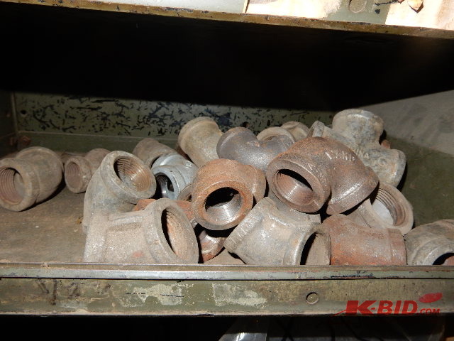34 and 1 in galvanized steel elbows, Ts, joints.