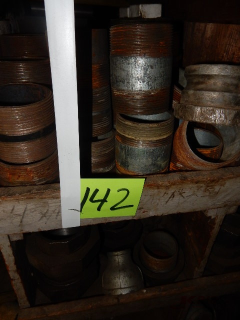 4in SteelGalvanized nipples, 4 12 in unions