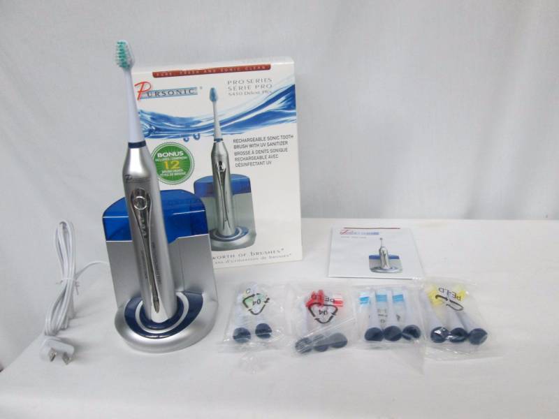 Pursonic Deluxe Plus Sonic Toothbrush UV Sanitizer