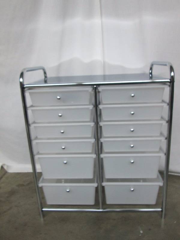 Honey Can Do 12 Drawers Organizer Cart