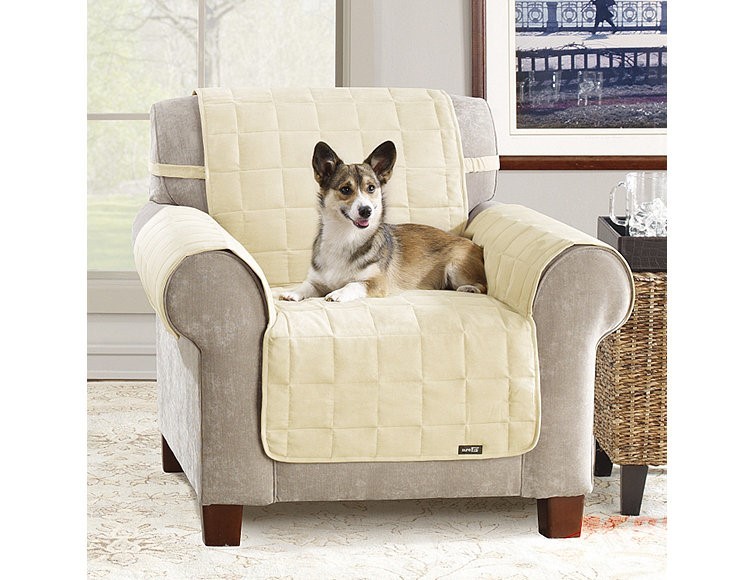 Sure Fit Soft Suede Waterproof Chair Cover