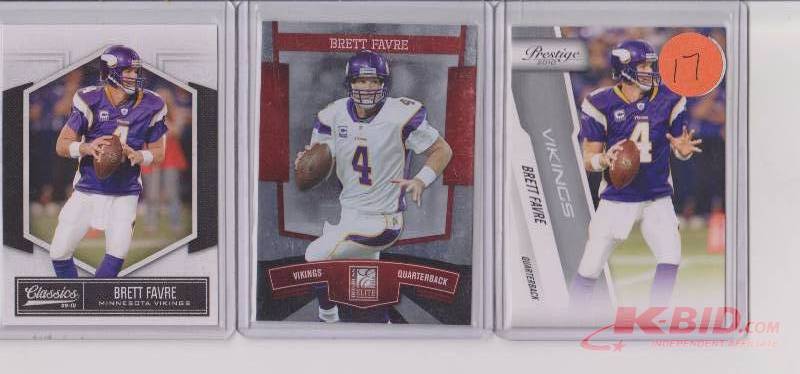 Lot of 6 Brett Favre Cards