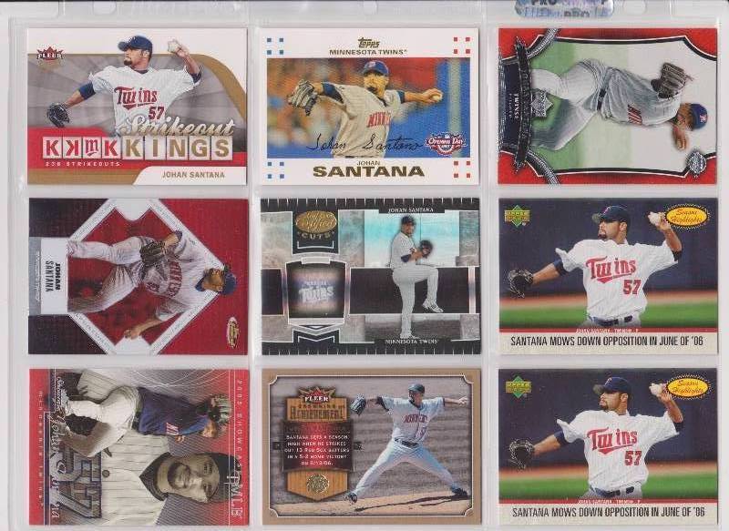 18 Johan Santana cards