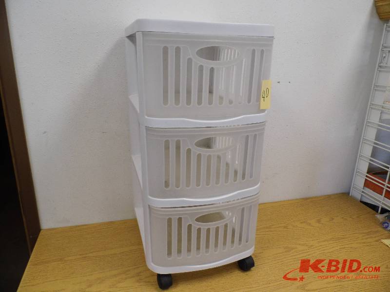 3 Drawer Rolling Storage