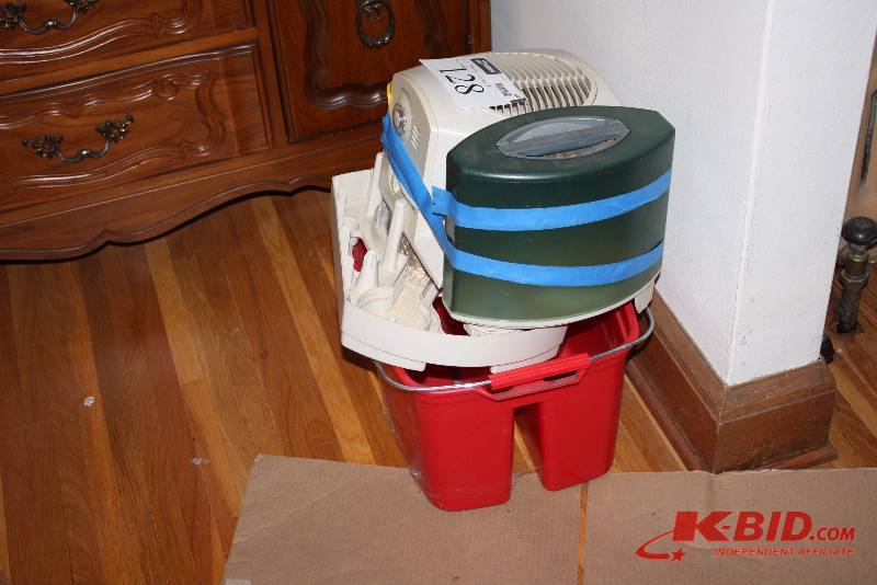 Lot of (2) Including Humidifier, Untested Mop Bucket.