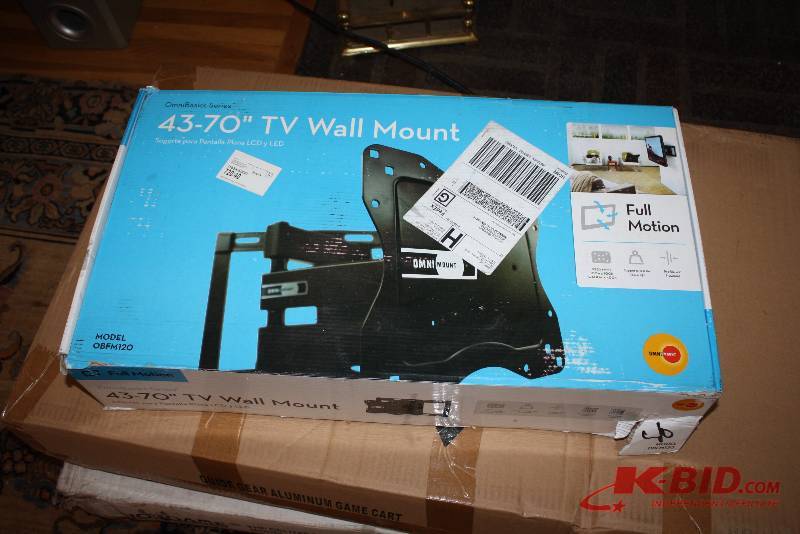 OmniBasics Series 43-70 TV Wall Mount LCDLED Omni Mount In Box.