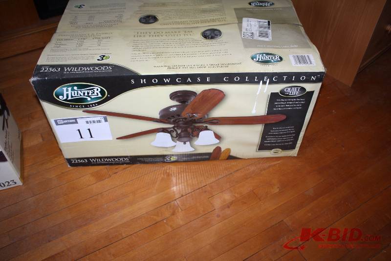 Hunter Ceiling Fan 1621-5565 CFM 78-162W 22563 Wildwoods Model.