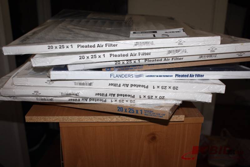 Lot of (11) Including Flanders Air Filters 20 x 25 x 1 (9) Teddy Bears (2).